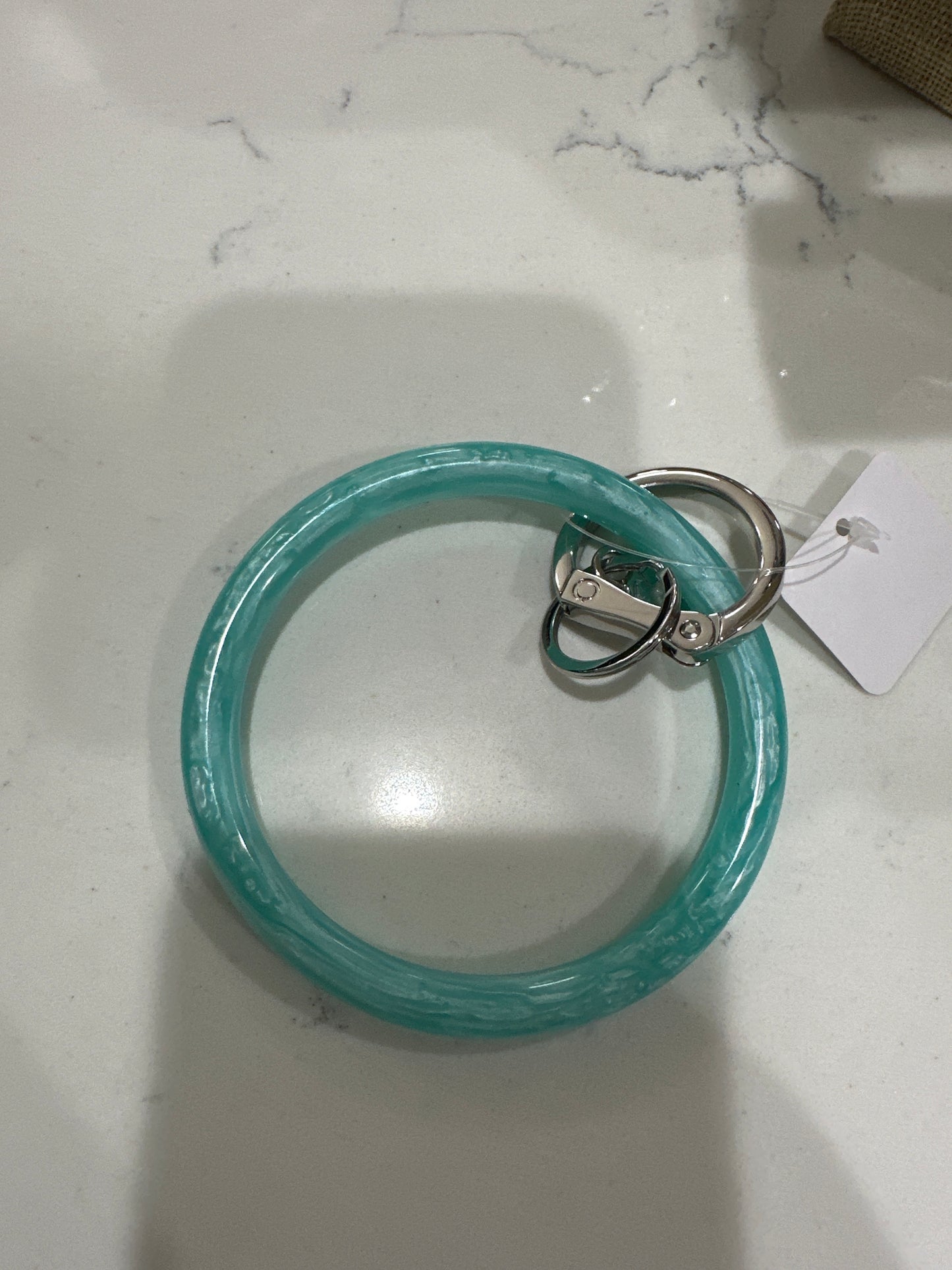 RESIN BIG O KEY RING - IN THE POOL - Pharm Favorites by Economy Pharmacy