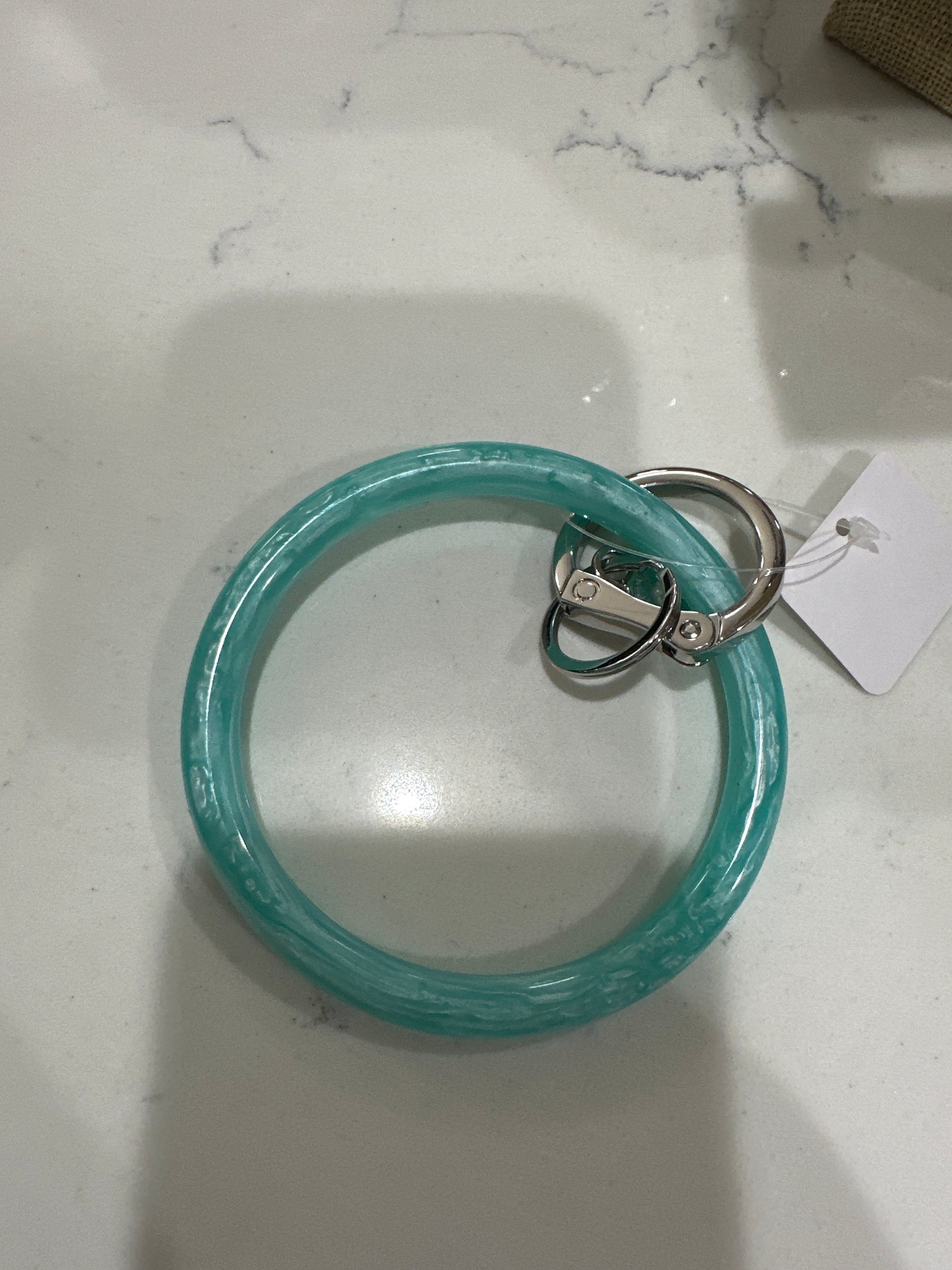 RESIN BIG O KEY RING - IN THE POOL - Pharm Favorites by Economy Pharmacy