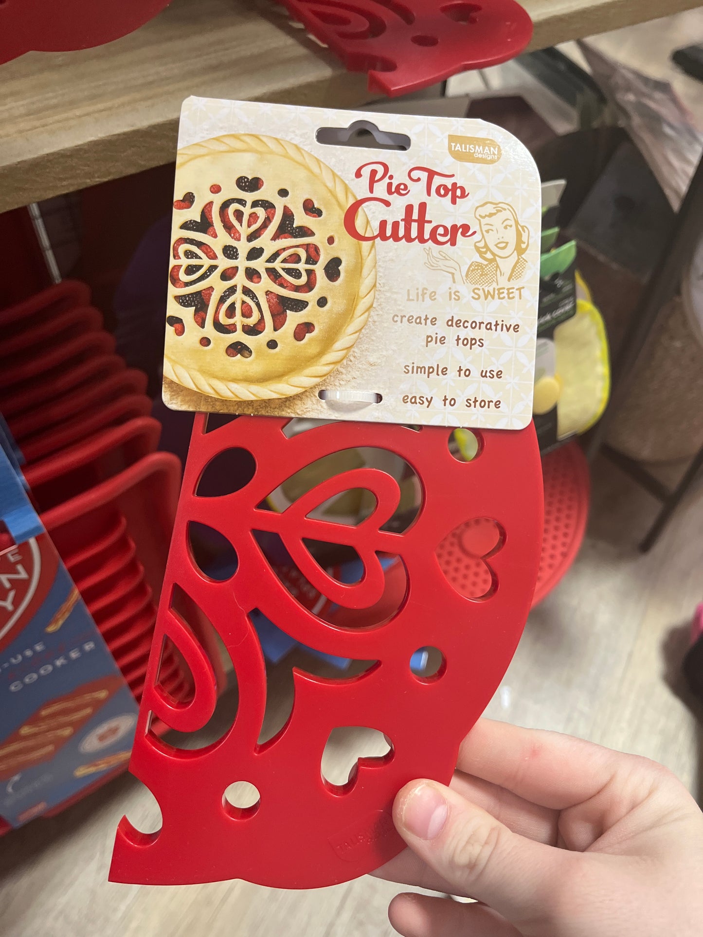 PIE TOP CUTTER - HEARTS