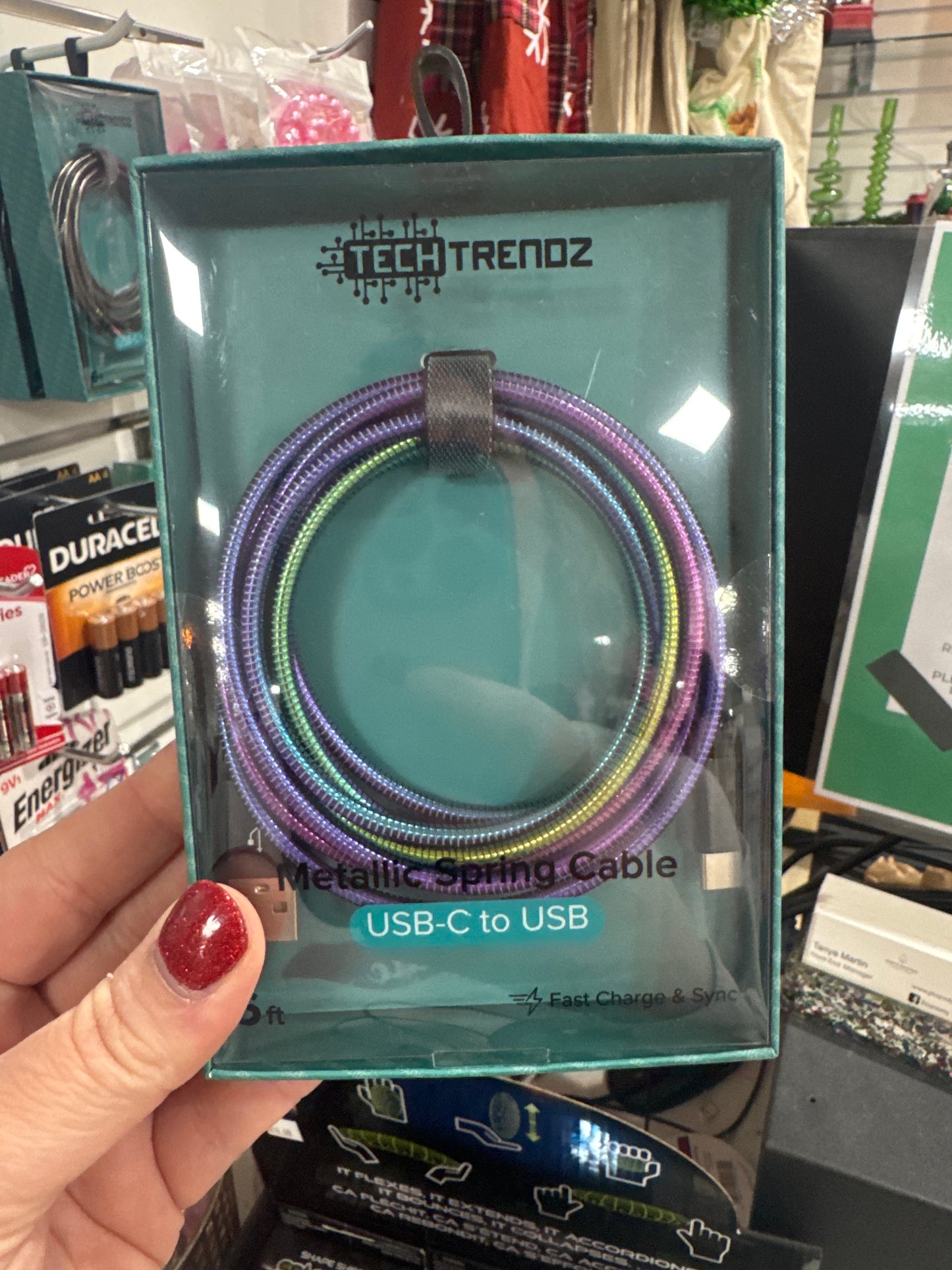 METALLIC TYPE C CABLE - IRIDESCENT - Pharm Favorites by Economy Pharmacy