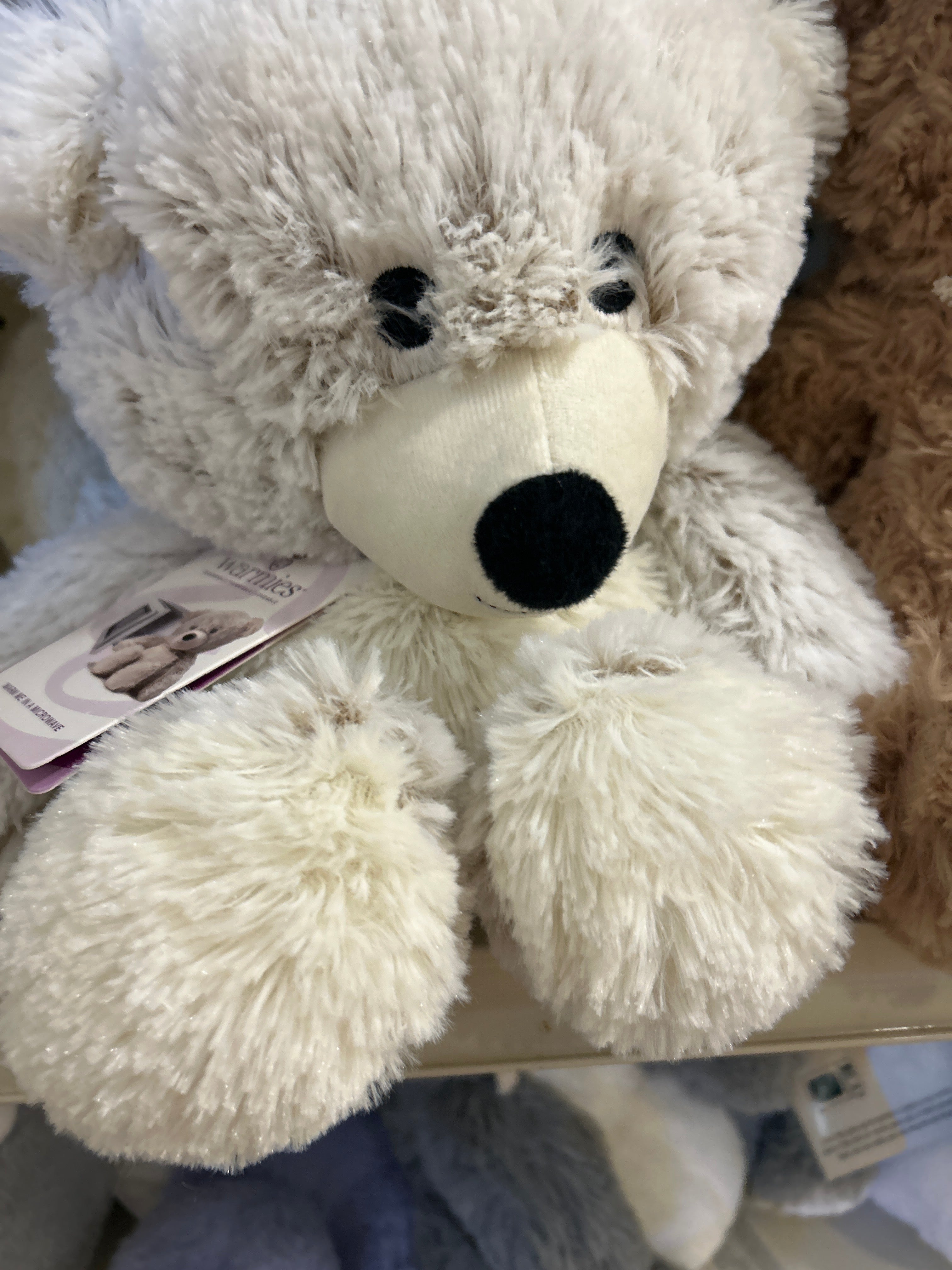 WARMIES WHITE BEAR