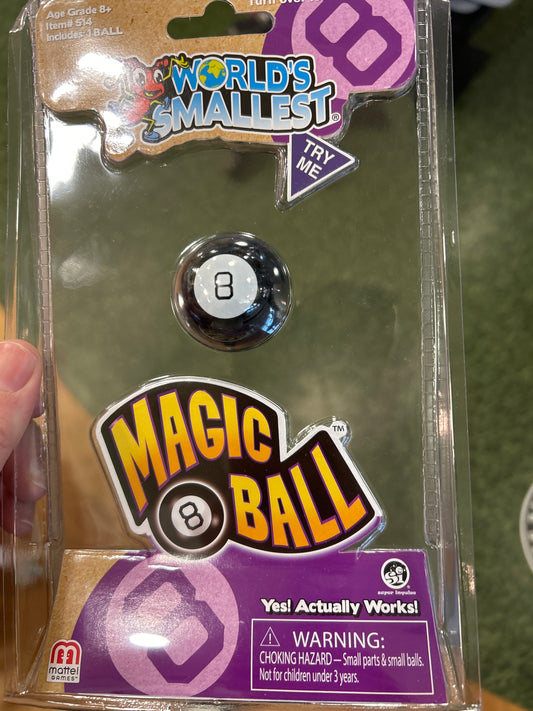 WORLDS SMALLEST - MAGIC 8 BALL