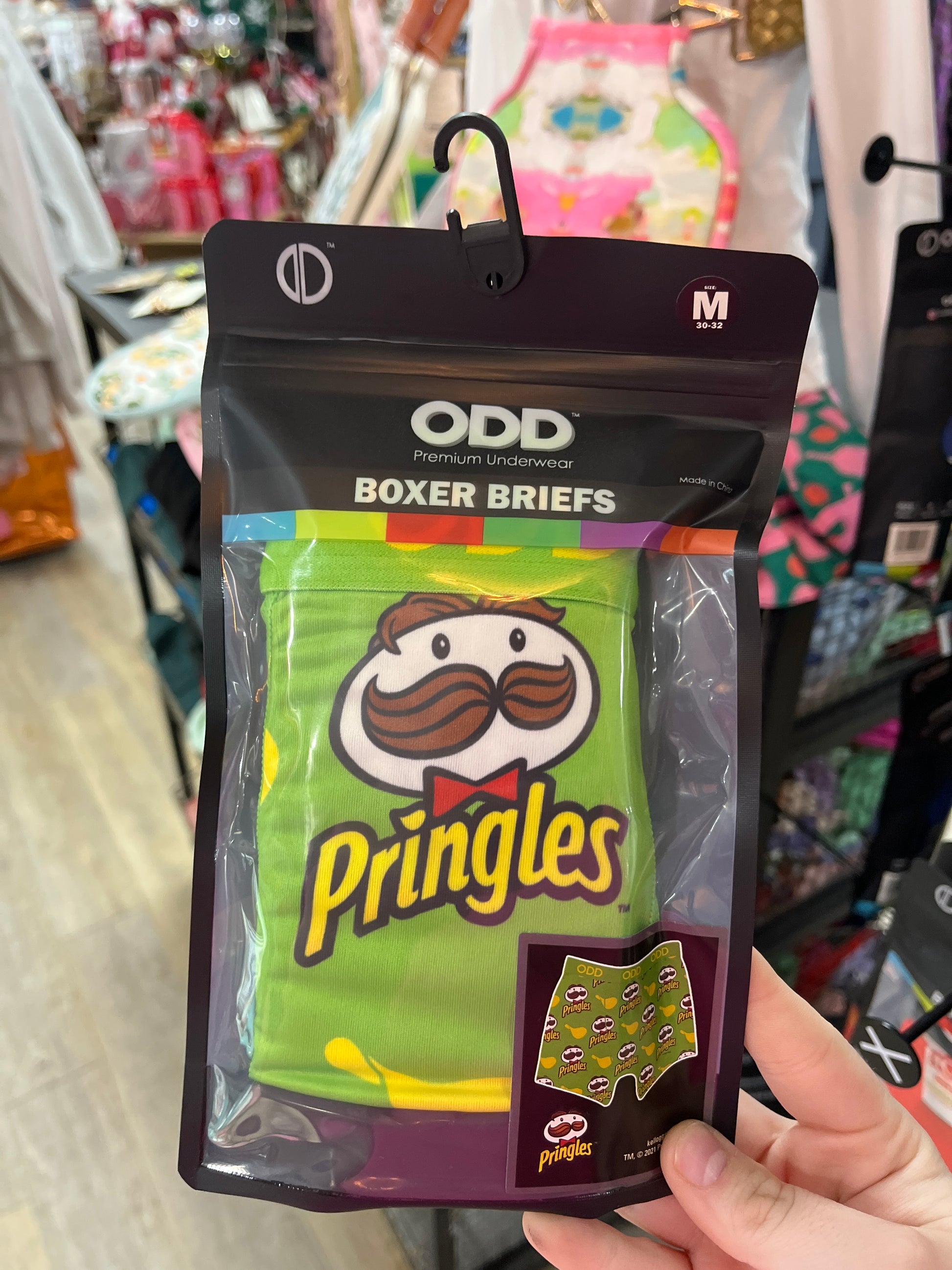 BOXER BRIEFS - PRINGLES SOUR CREAM - M - Pharm Favorites by Economy Pharmacy