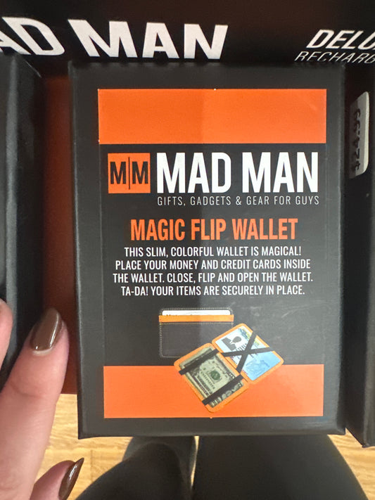 MAD MAN MAGIC FLIP WALLET - ORANGE