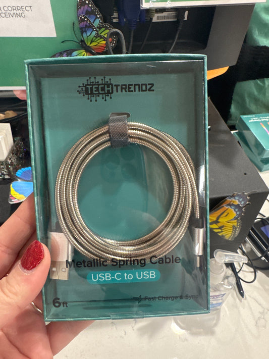 METALLIC TYPE C CABLE - SILVER