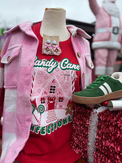 Red Candy Cane Confectionery Sweatshirt