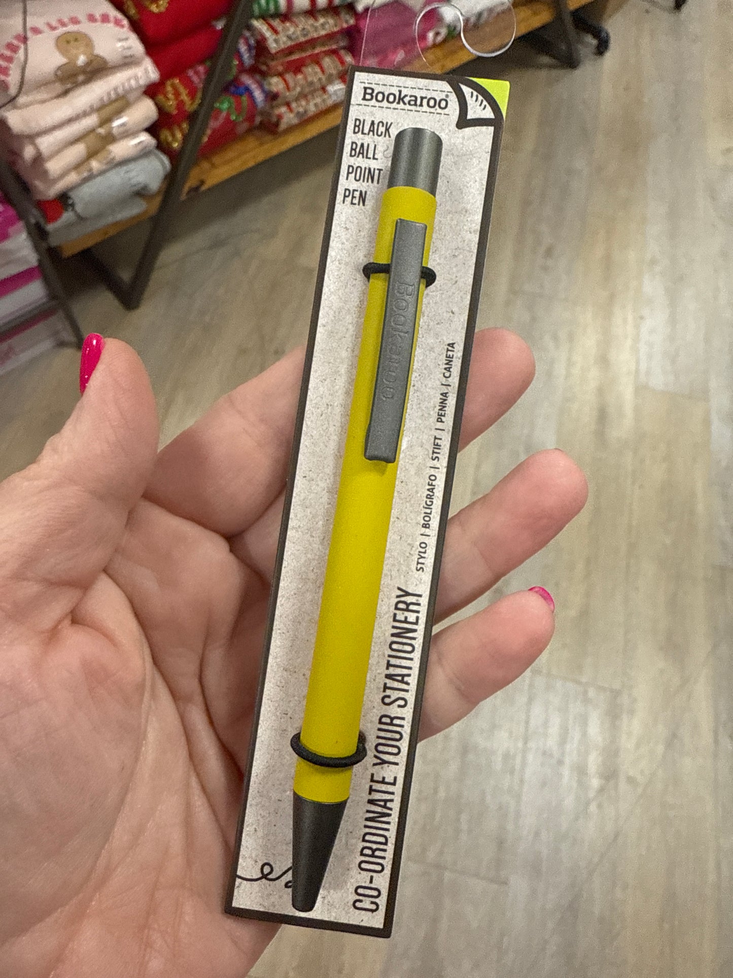 BOOKAROO BALL POINT PEN - CHARTREUSE