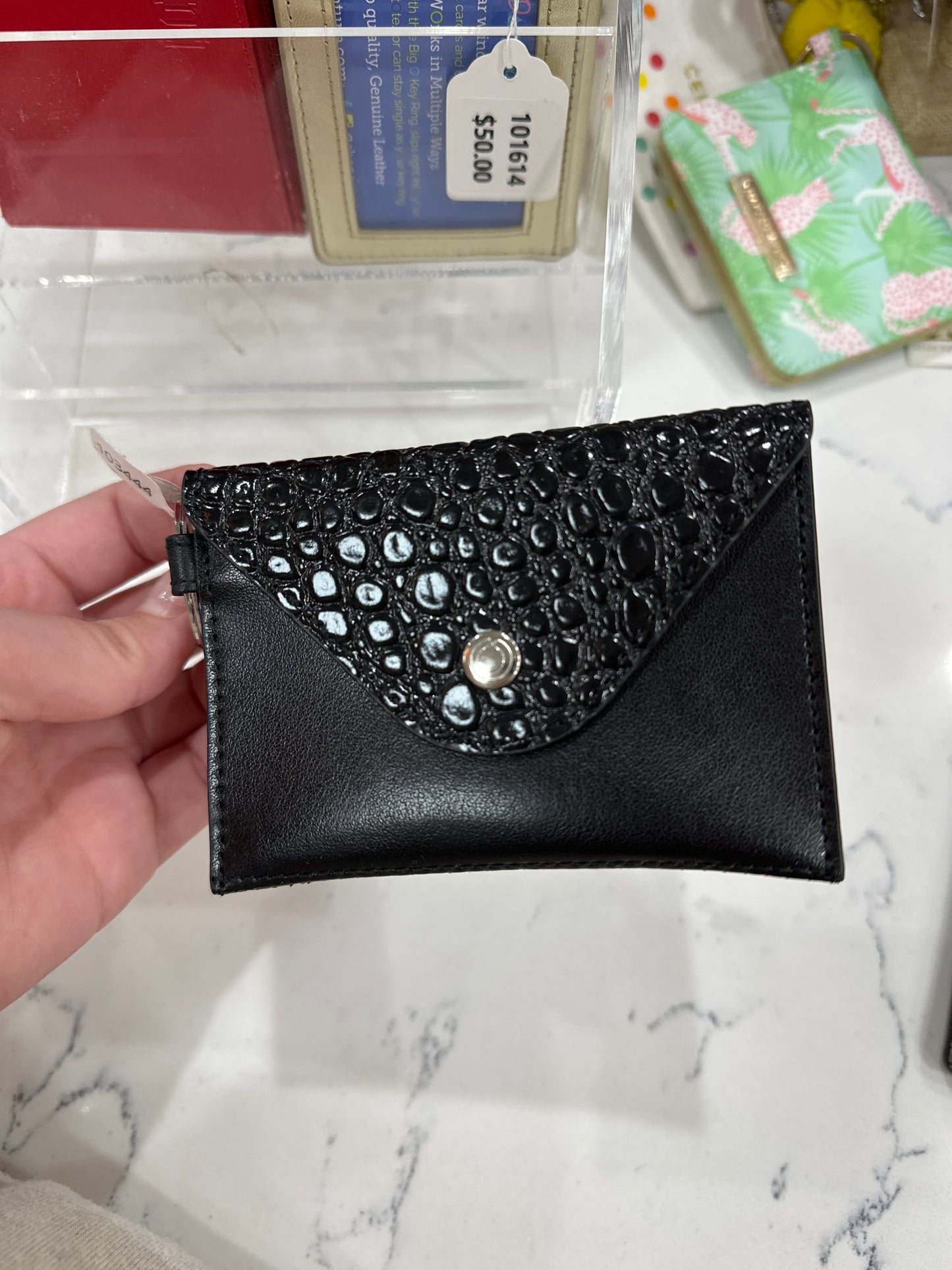 BACK IN BLACK MINI ENVELOPE WALLET