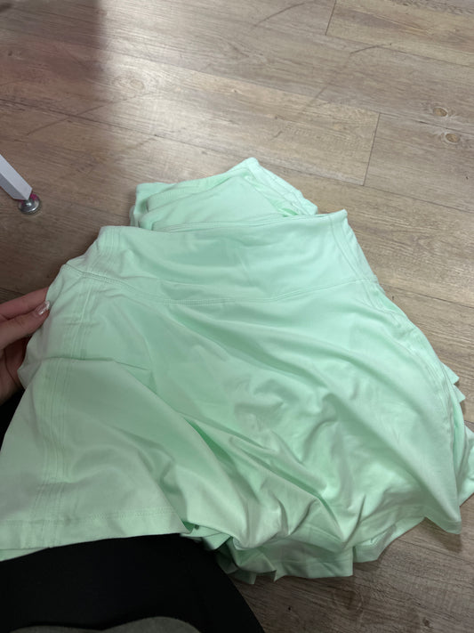 BUTTER PLEATED BACK SKORT - MORNING MINT - Pharm Favorites by Economy Pharmacy