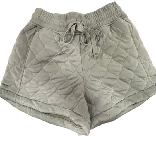 ARMY GREEN  QUILTED SHORTS