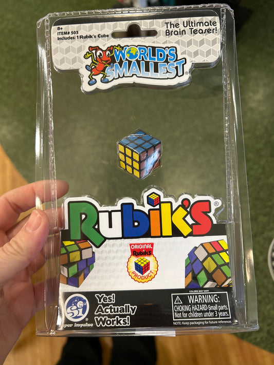 WORLDS SMALLEST -  RUBIK'S CUBE