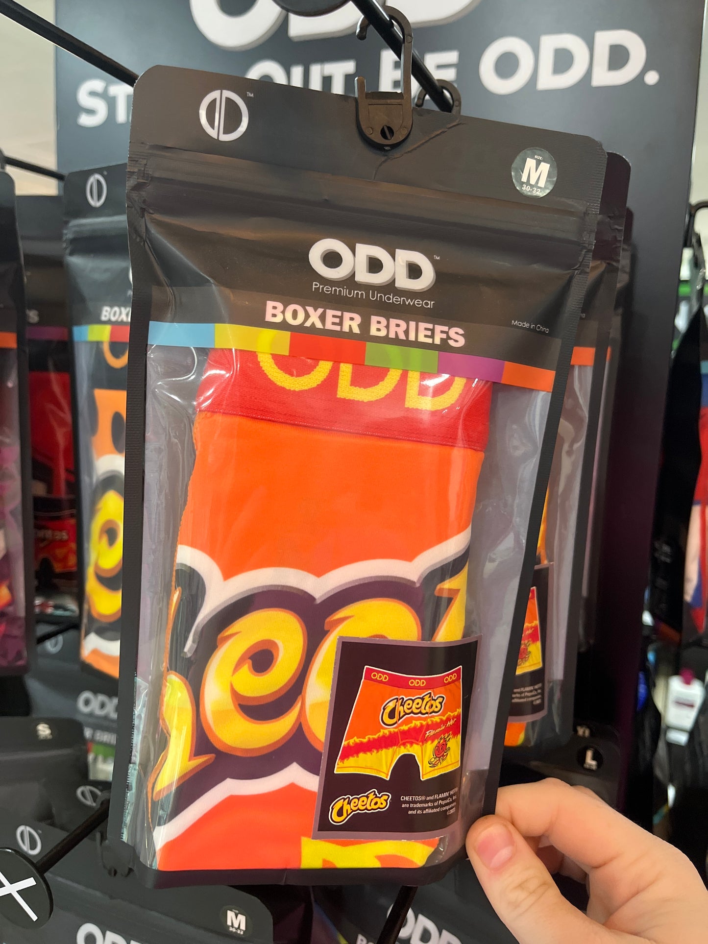 BOXER BRIEFS - FLAMIN HOT CHEETOS - M