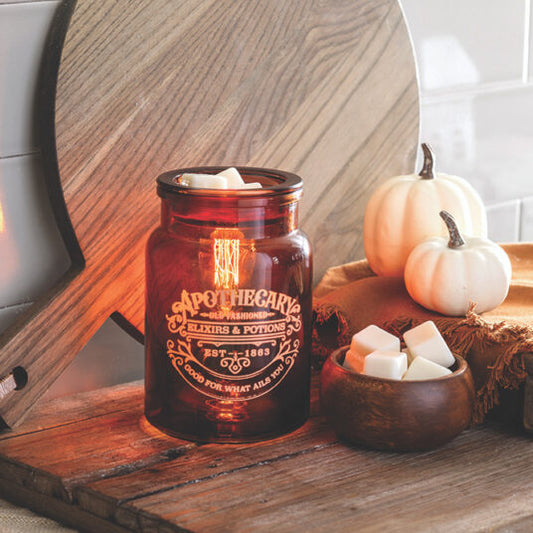 VINTAGE STYLE BULB ILLUMINATION FRAGRANCE WARMER APOTHECARY