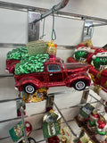 OWC ORNAMENT - OLD TRUCK WITH TREE