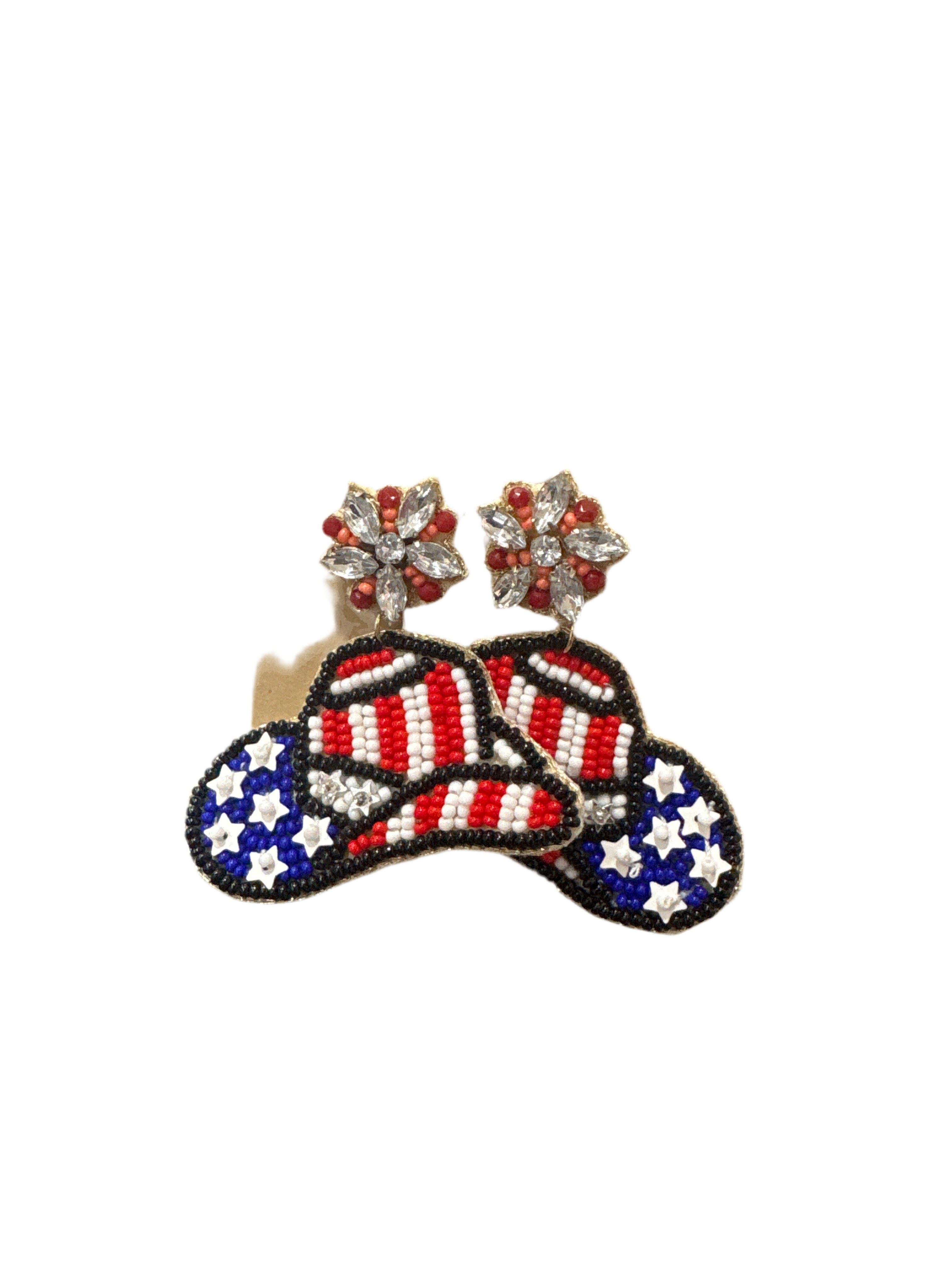 Dunn American Cowboy Hat Earrings