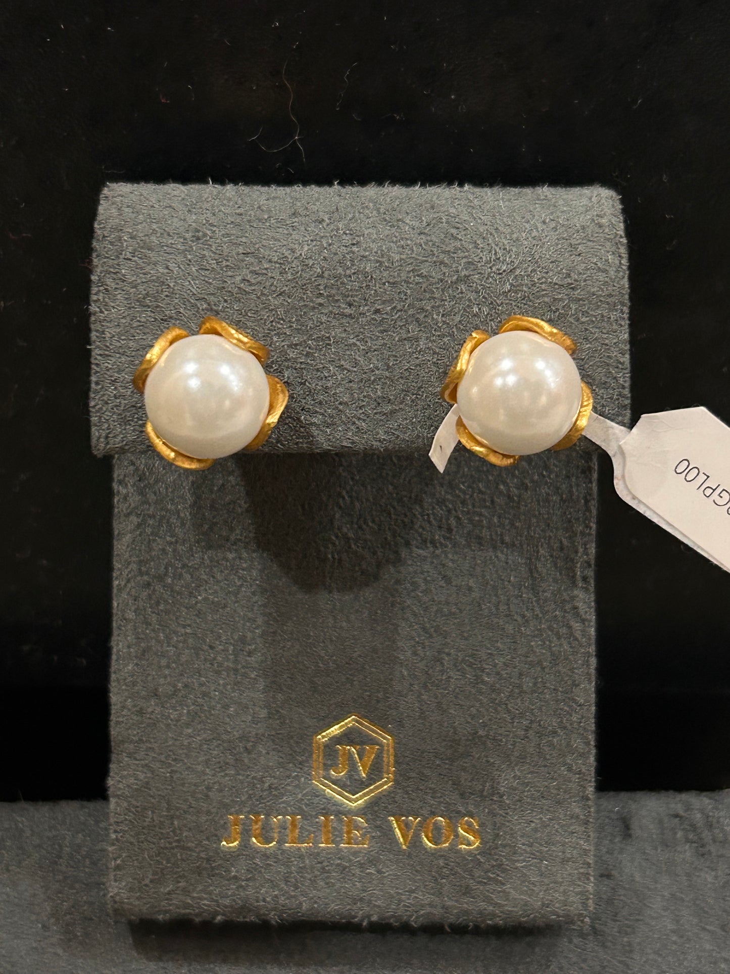 PENELOPE STUD GOLD PEARL