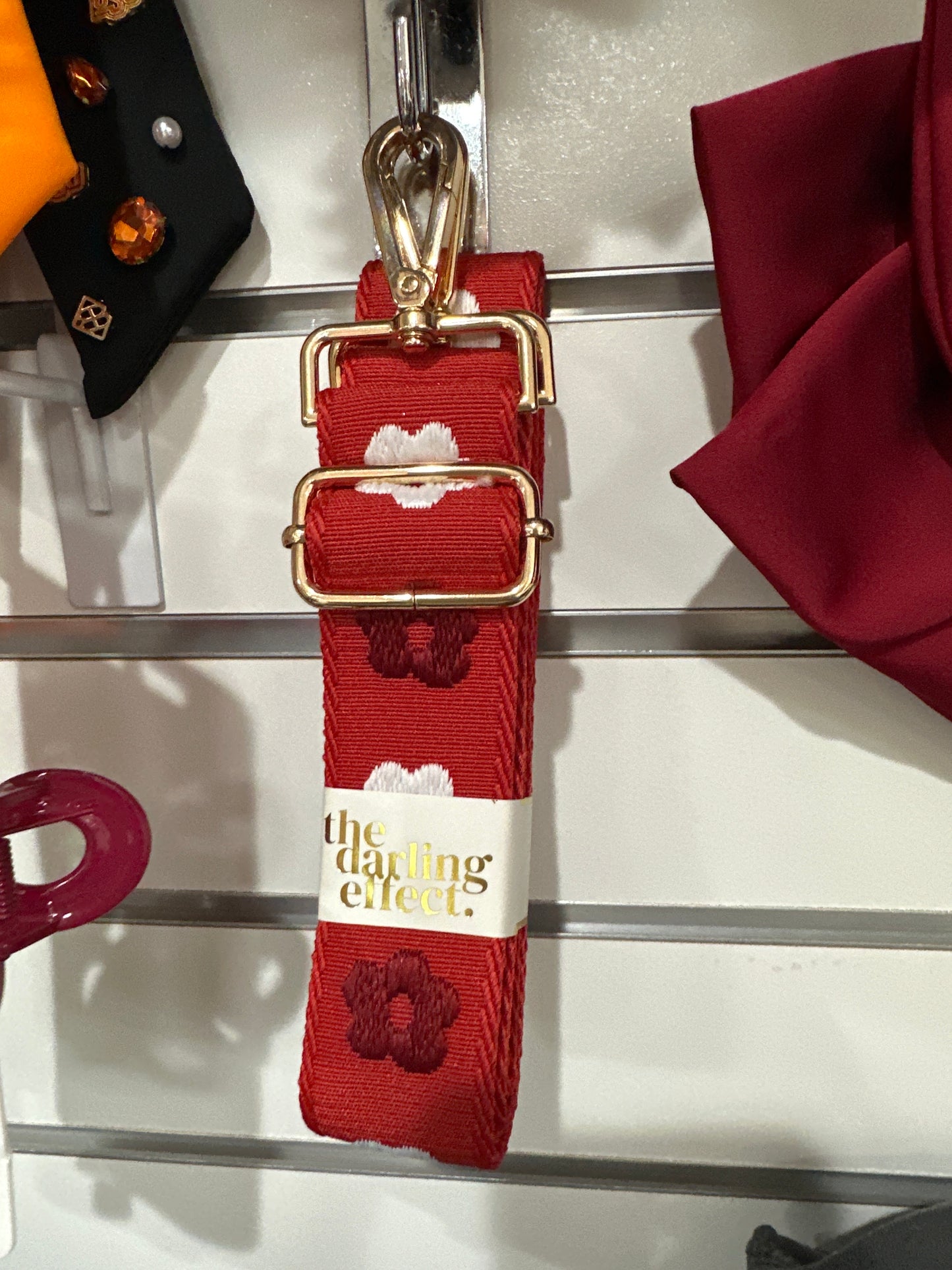 CROSSBODY STRAP - RED