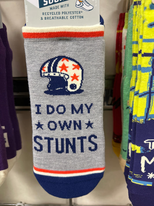 SNEAKER SOCKS - I DO MY OWN STUNTS - L/XL
