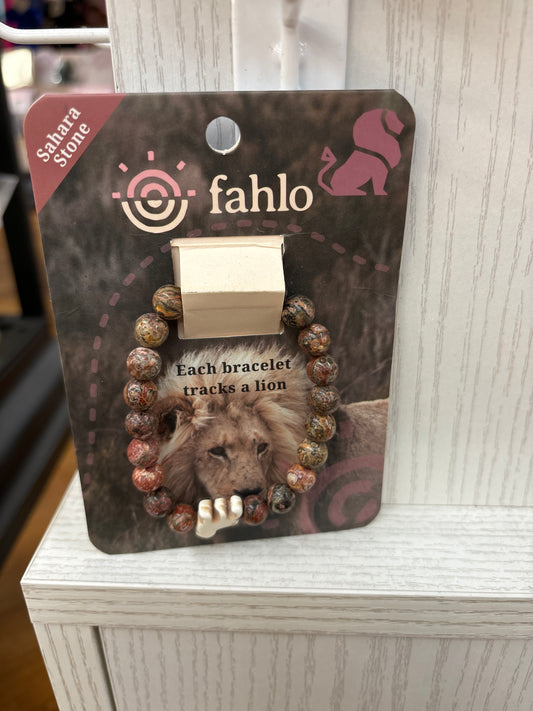 THE VOYAGE BRACELET- SAHARA STONE - LION