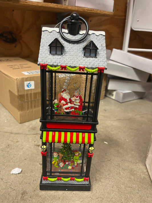 TWO STORY SANTA & MRS CLAUS HOUSE