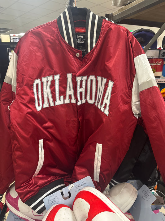 POWER SATIN JACKET - OKLAHOMA - XL - Pharm Favorites by Economy Pharmacy