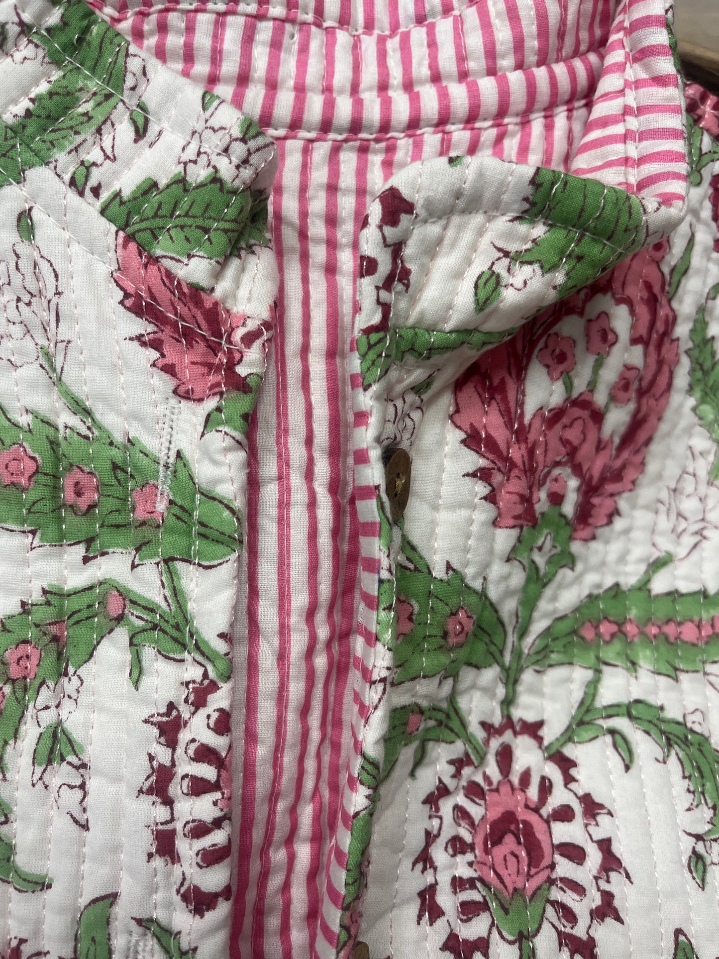 QUILTED REVERSIBLE JACKET - ONE SIZE