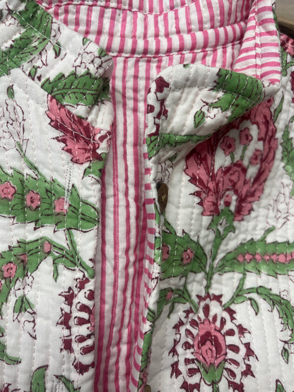 QUILTED REVERSIBLE JACKET - ONE SIZE