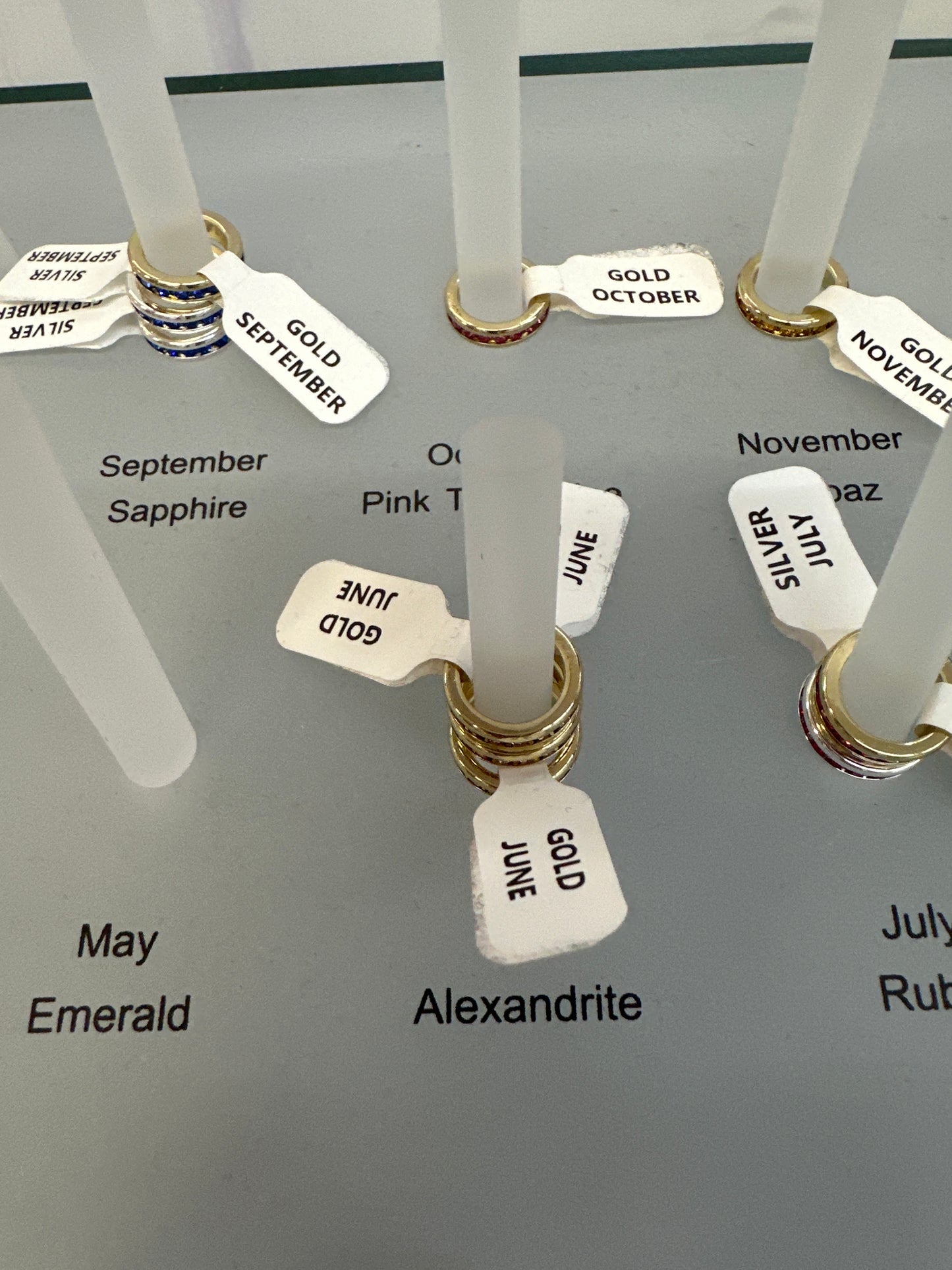 BIRTHSTONE CHARM - GOLD - JUNE