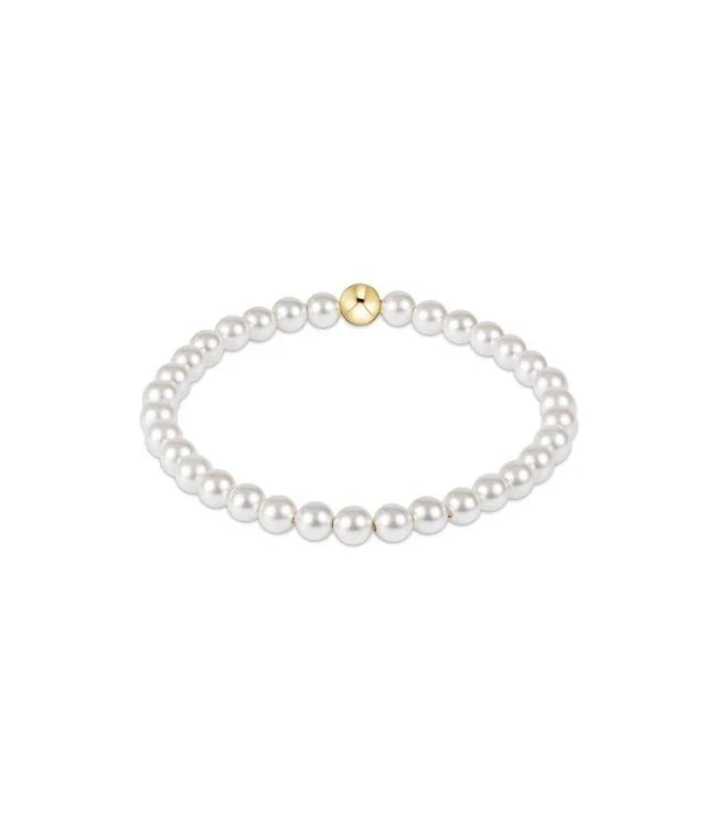 Classic Pearl 5mm Bead Bracelet
