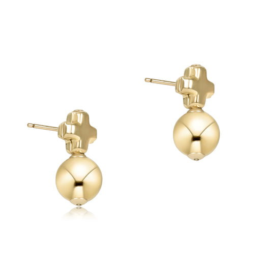 Signature Cross Gold Stud - Classic Gold