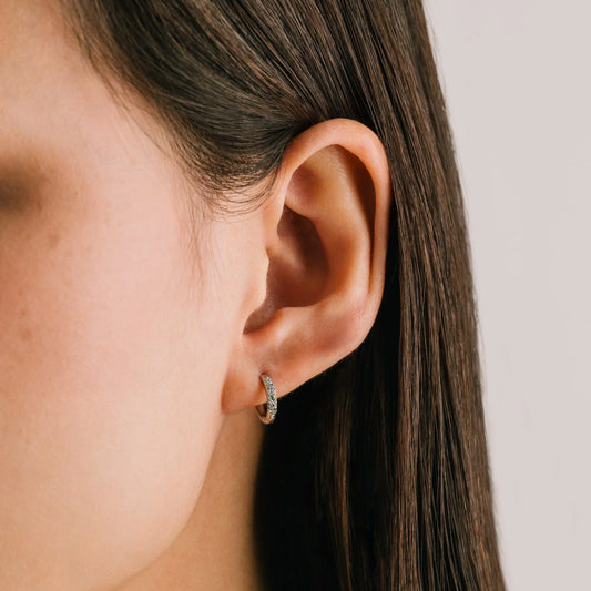 EVIE 15MM HOOPS - SILVER