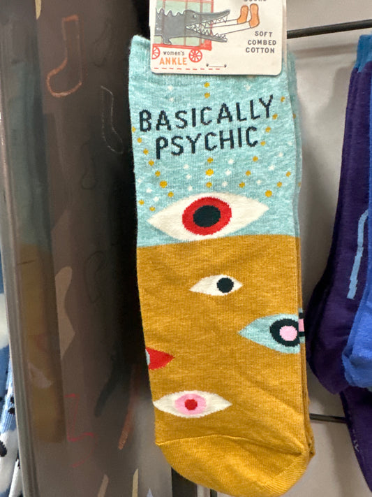 BASICALLY PSYCHIC ANKLE SOCKS