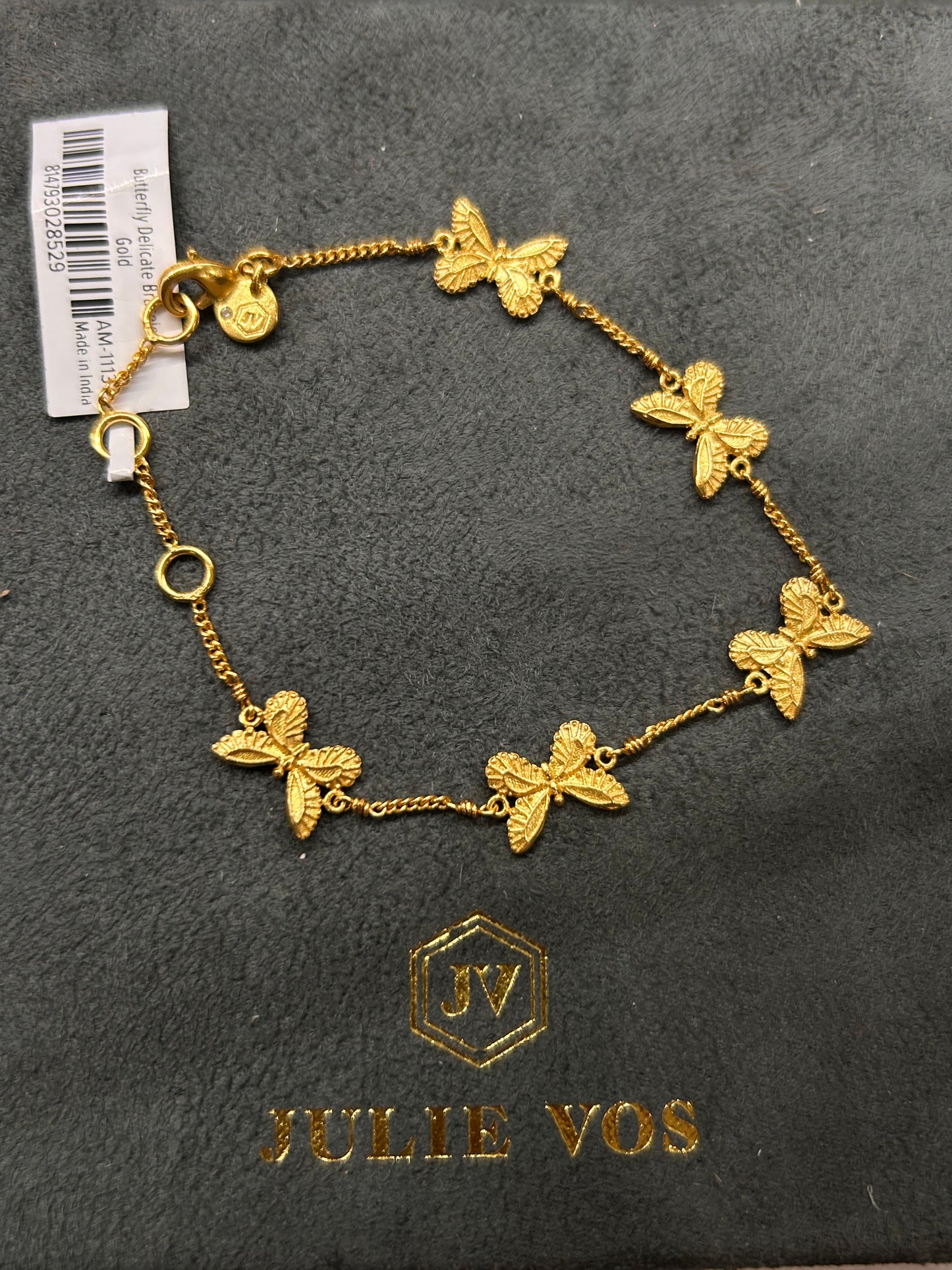 BUTTERFLY DELICATE BRACELET - GOLD