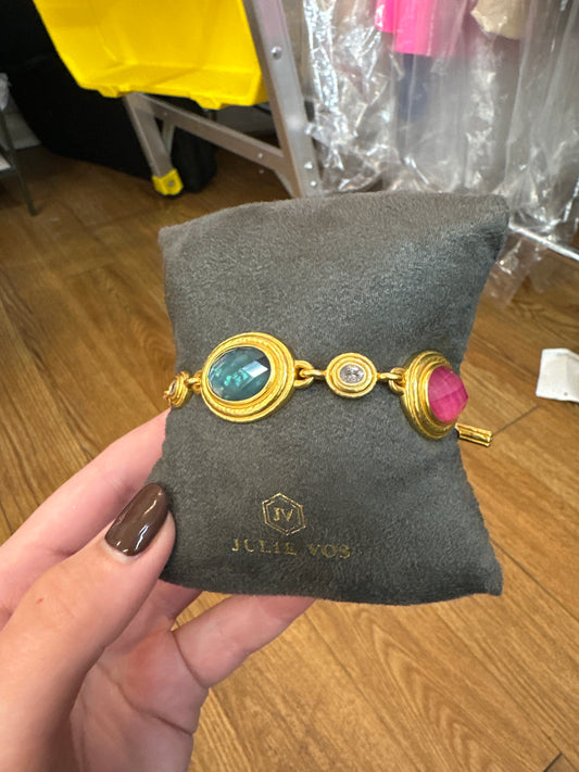 TUDOR STONE BRACELET IRIDESCENT MULTI-STONE