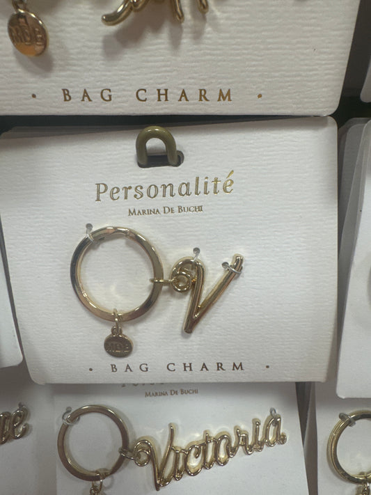 BAG CHARM KEYCHAIN - V