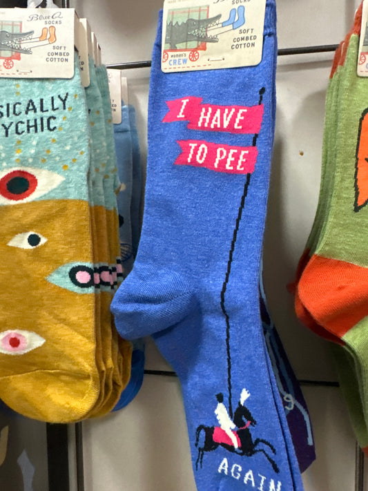 I HAVE TO PEE - WOMEN'S SOCKS