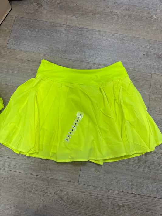 TENNIS SKORT - HIGHLIGHT YELLOW