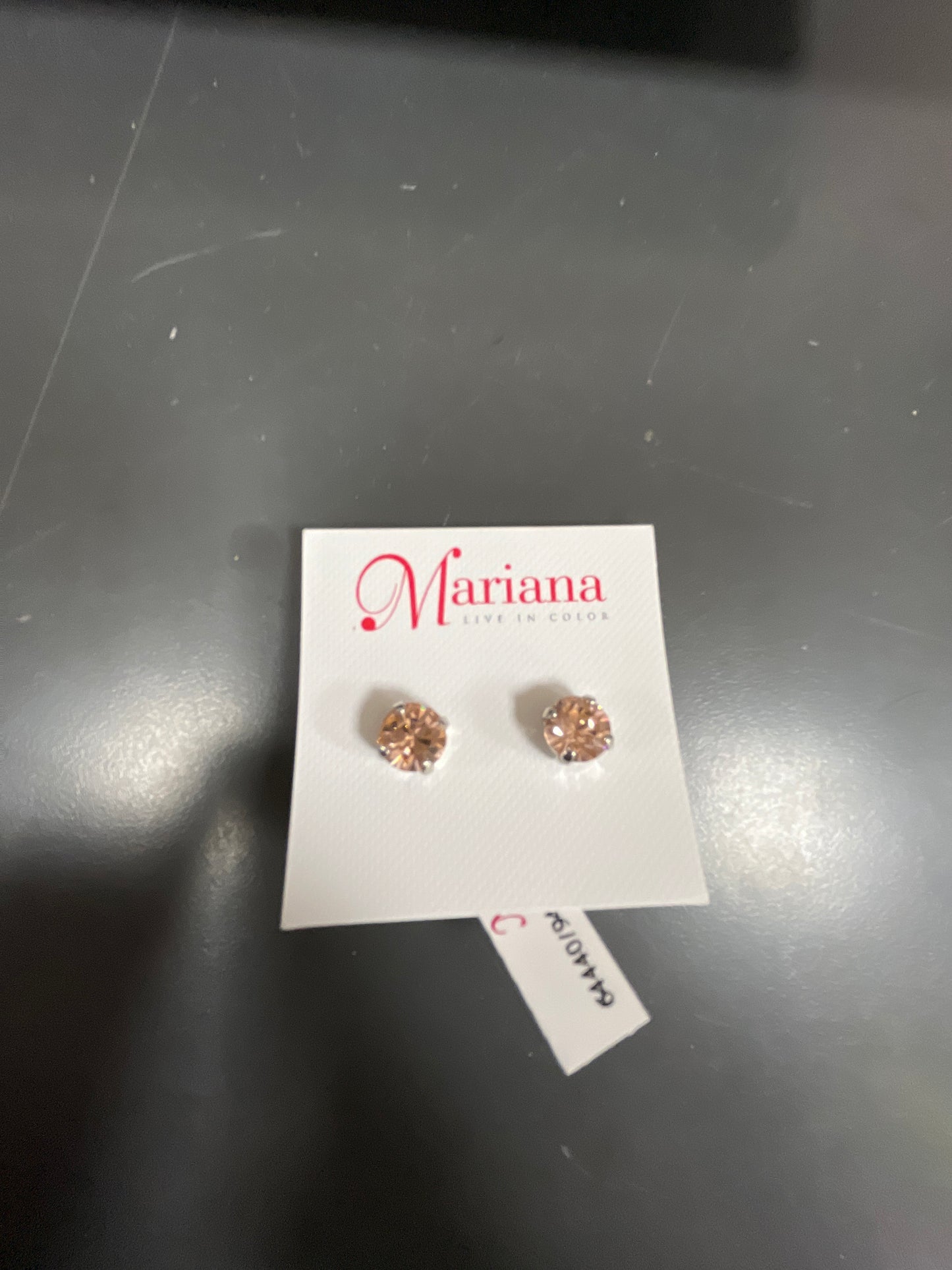 MARIANA - EARRINGS - LARGE STUD BLUSH