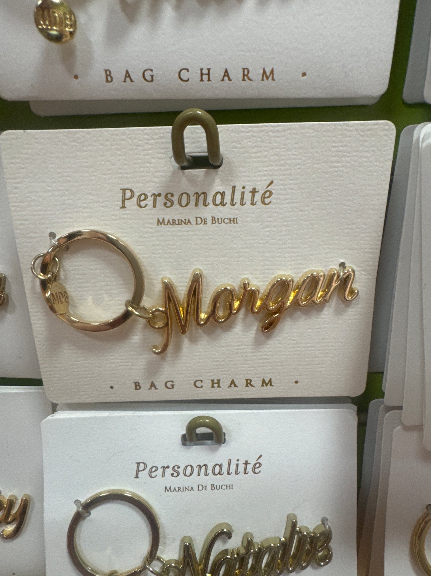 BAG CHARM KEYCHAIN - MORGAN