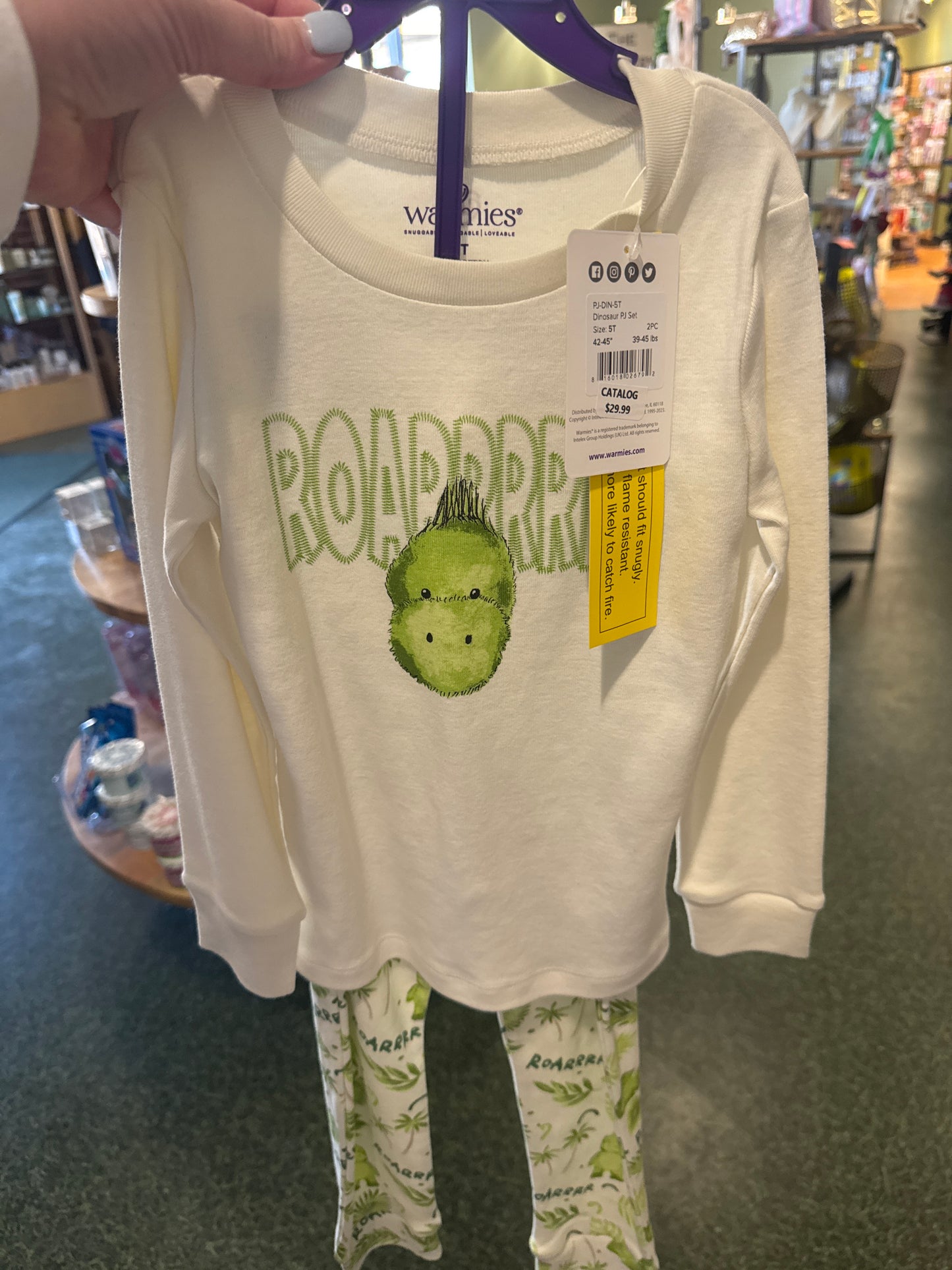 DINOSAUR PJ SET - 5T