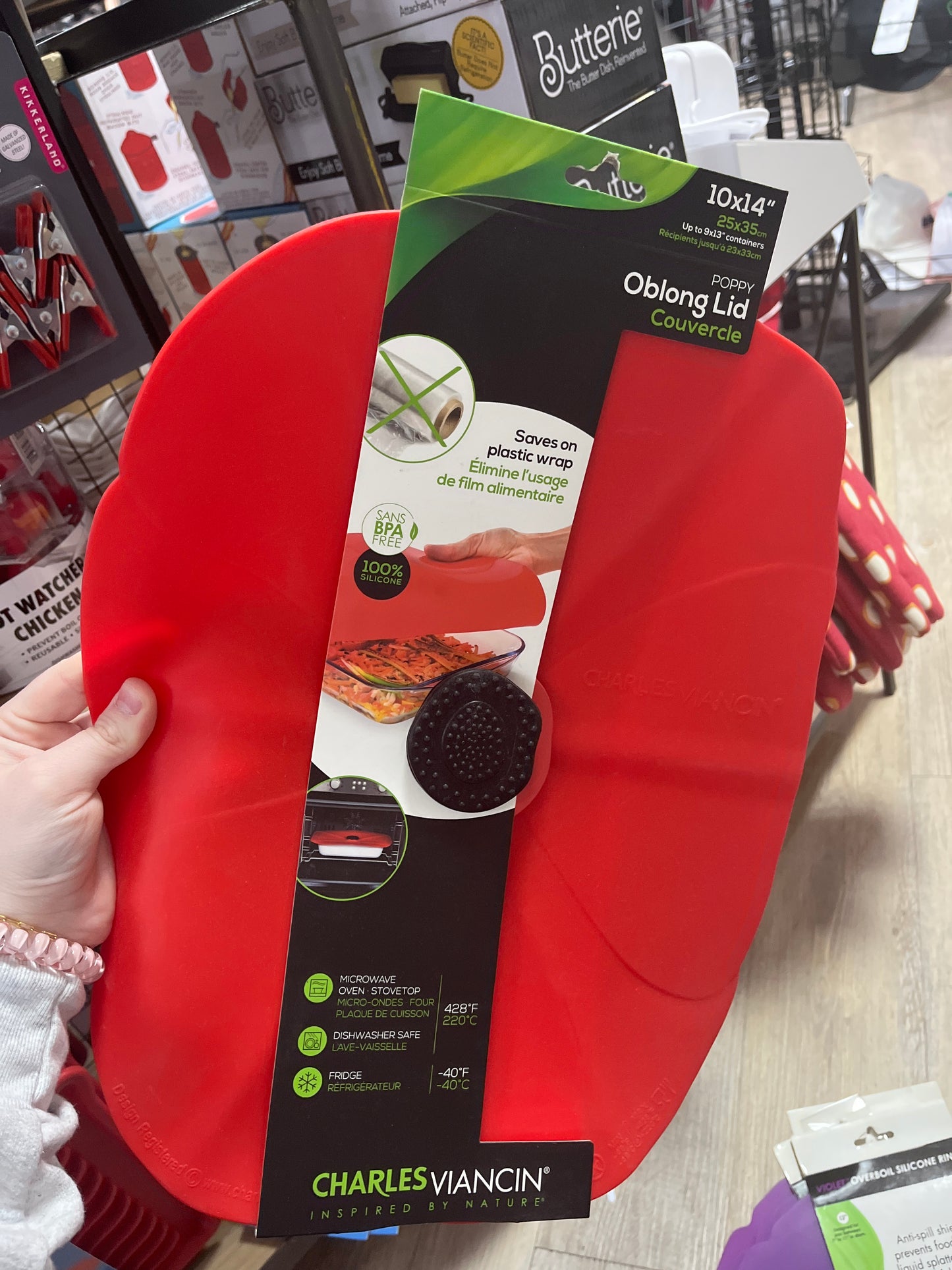 10X14 OBLONG LID - POPPY - Pharm Favorites by Economy Pharmacy