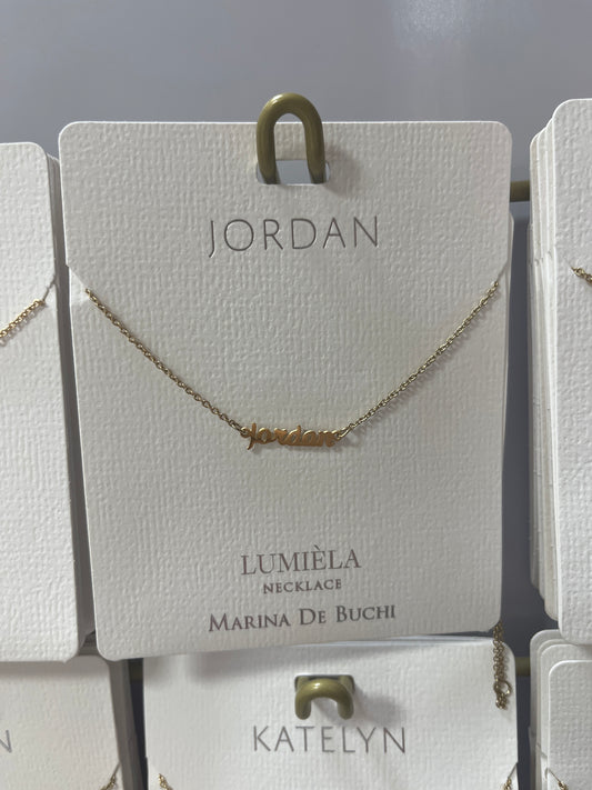 “JORDAN” NAME NECKLACE