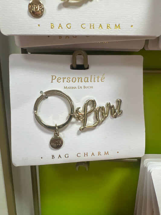 BAG CHARM KEYCHAIN - LORI