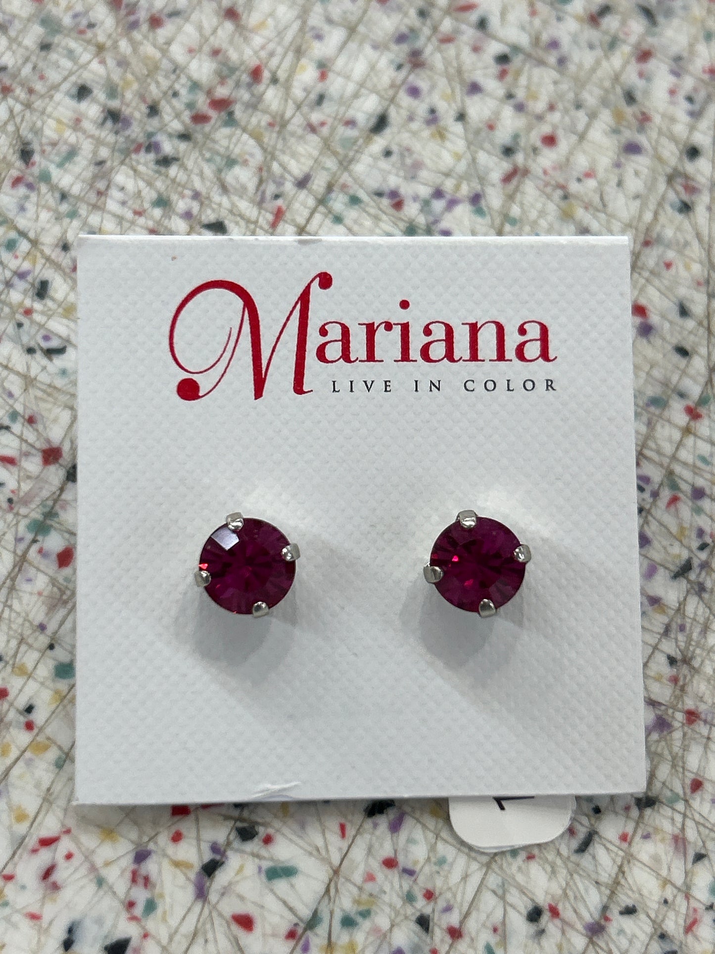 MARIANA EARRINGS - SLVR - ASST LG STUDS