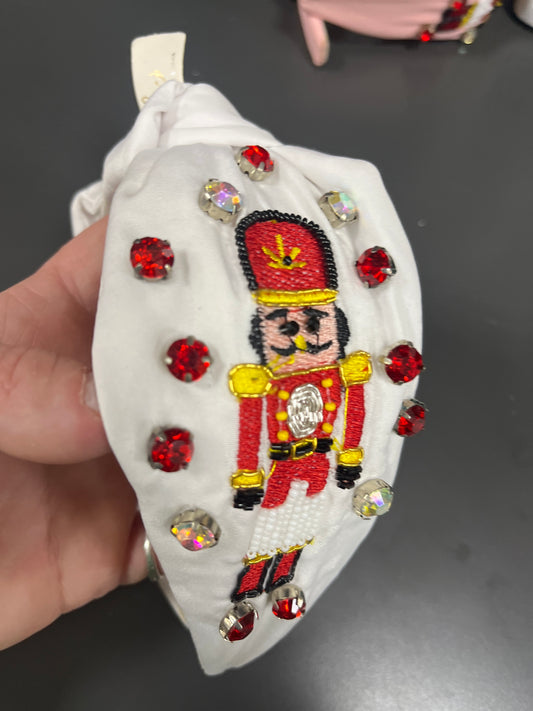 NUTCRACKER HEADBAND - WHITE