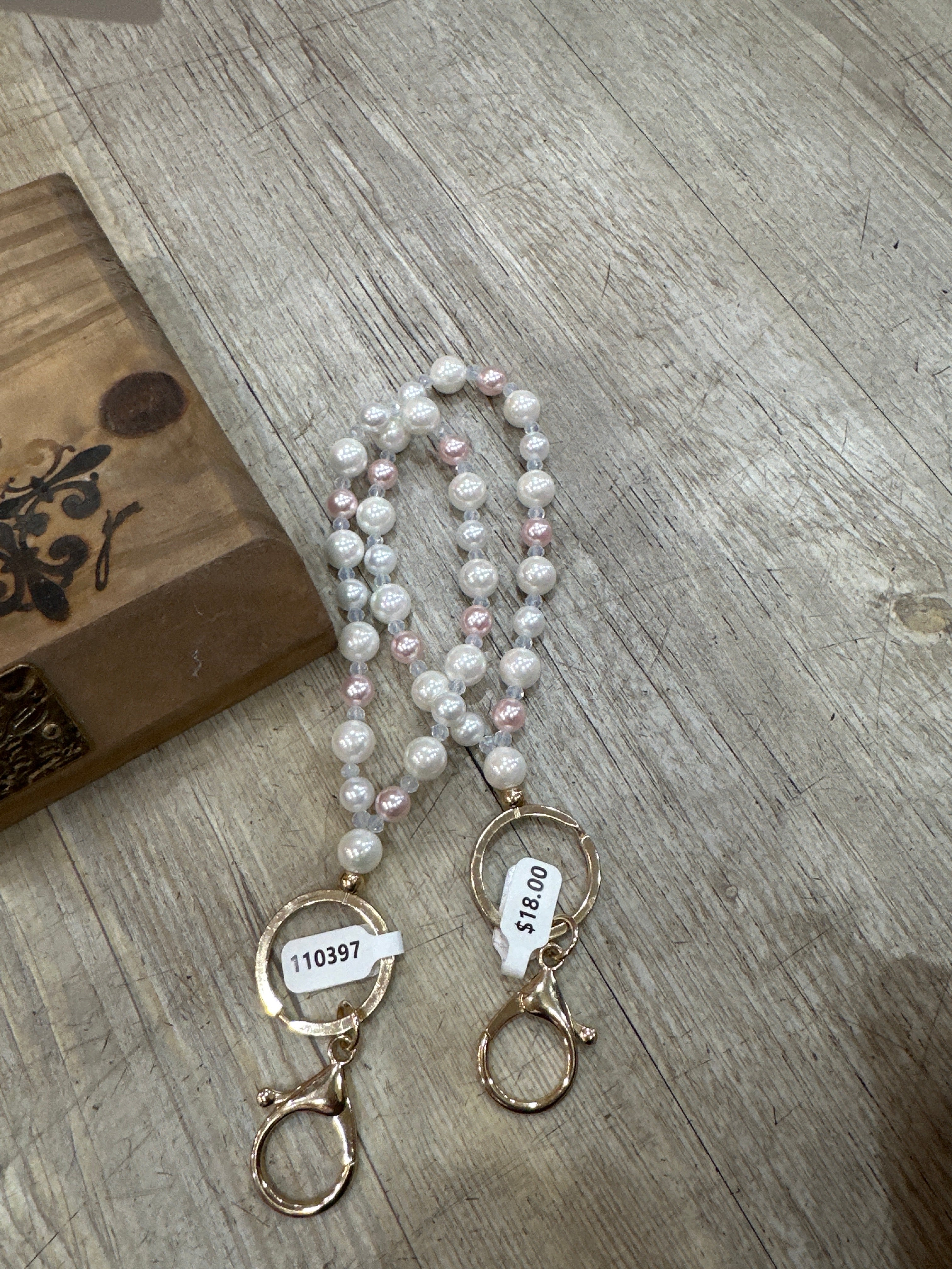 PEARL & BEADS BRACELET/KEYCHAIN/PHONE CHARM