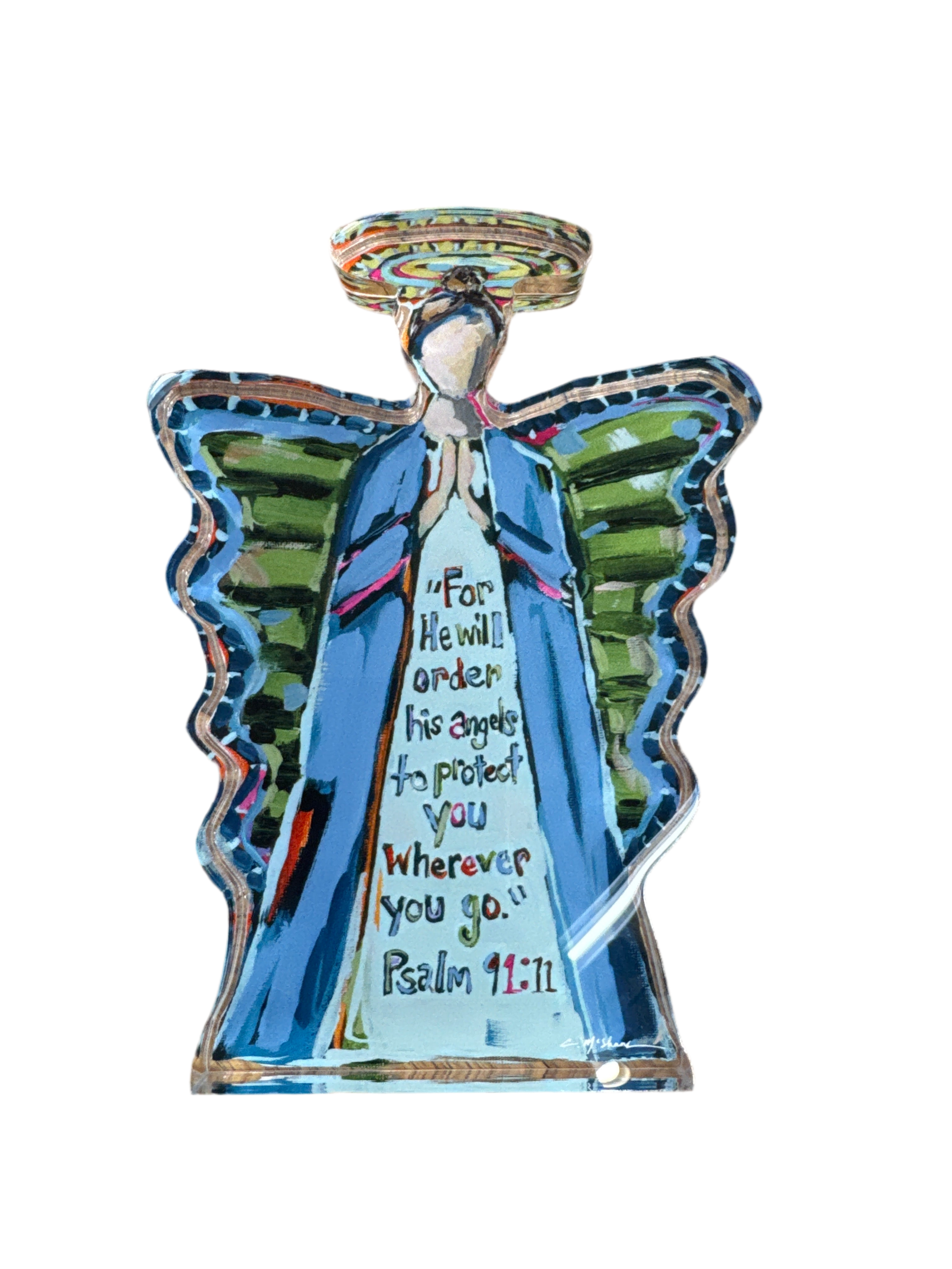 ACRYLIC ANGEL - PSALM 91:11