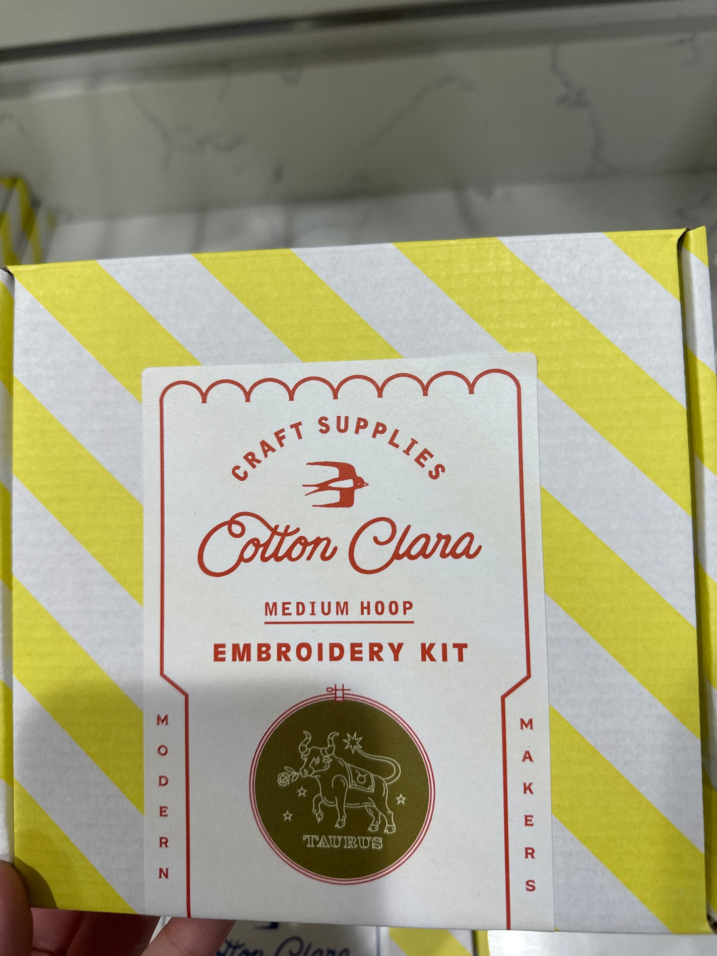EMBROIDERY HOOP KIT - ZODIAC - TAURUS - Pharm Favorites by Economy Pharmacy