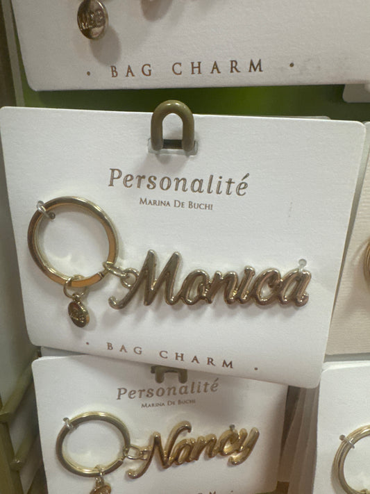BAG CHARM KEYCHAIN - MONICA
