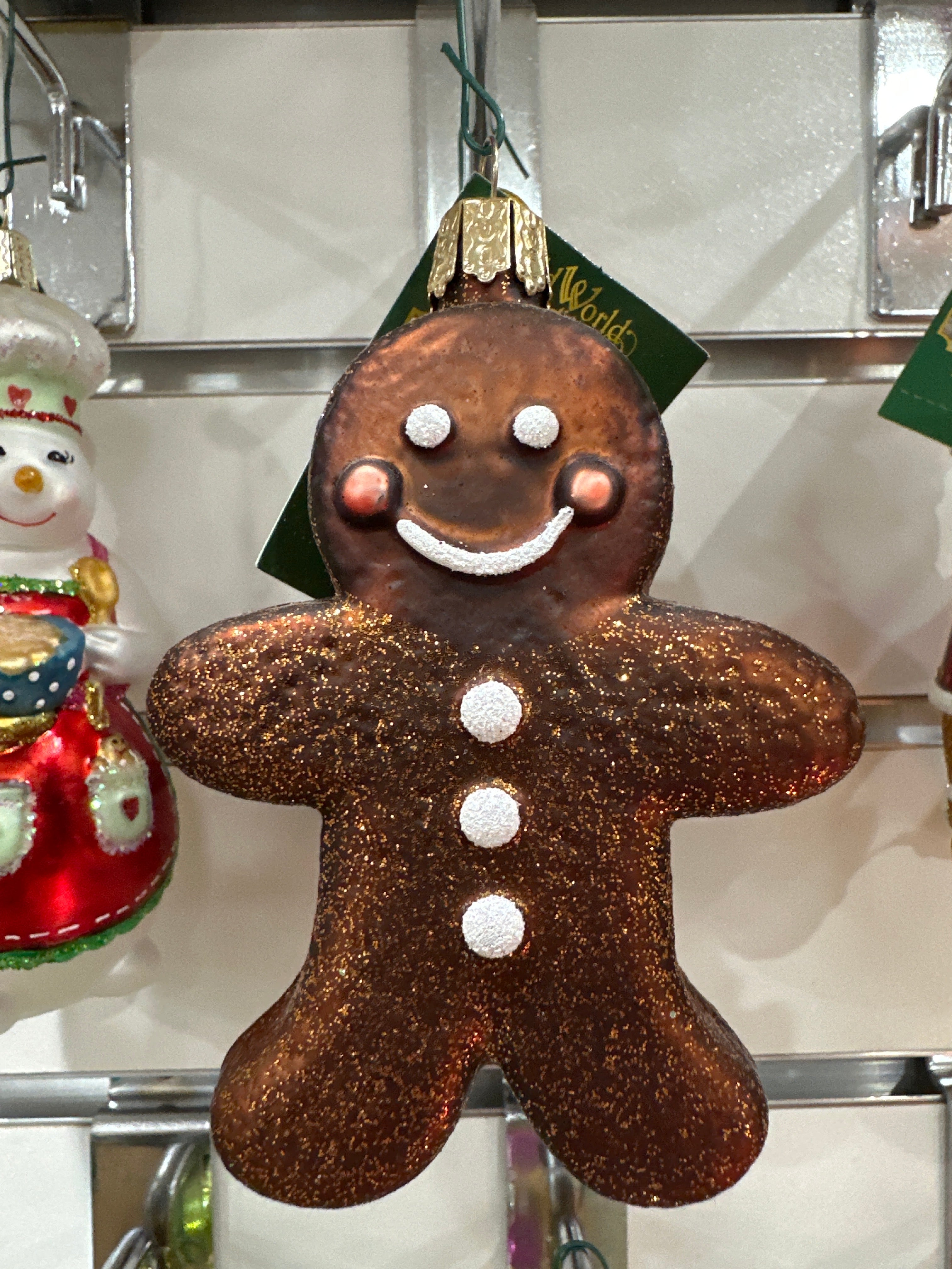 CHRISTMAS ORNAMENT GINGER COTTAGES GINGER MAN